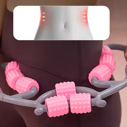 Massageador Manual Para Alívio Da Dor Corporal / Massageador De Perna / Massageador Manual 9 ROLLERS 2X27