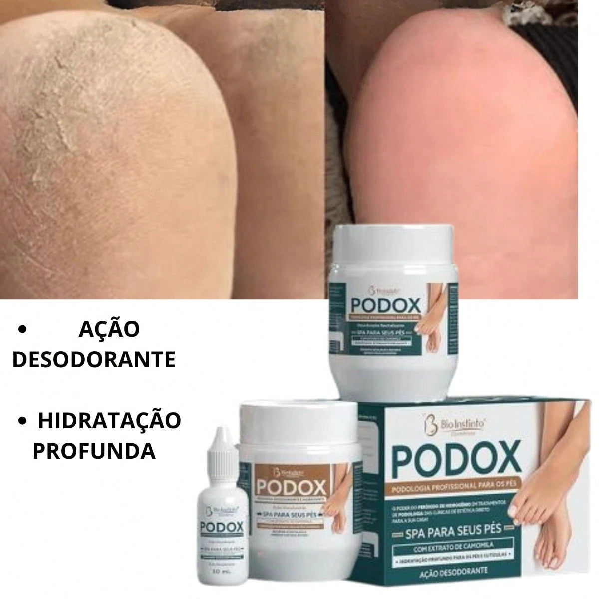 Kit Spa dos Pés - Extrato de camomila