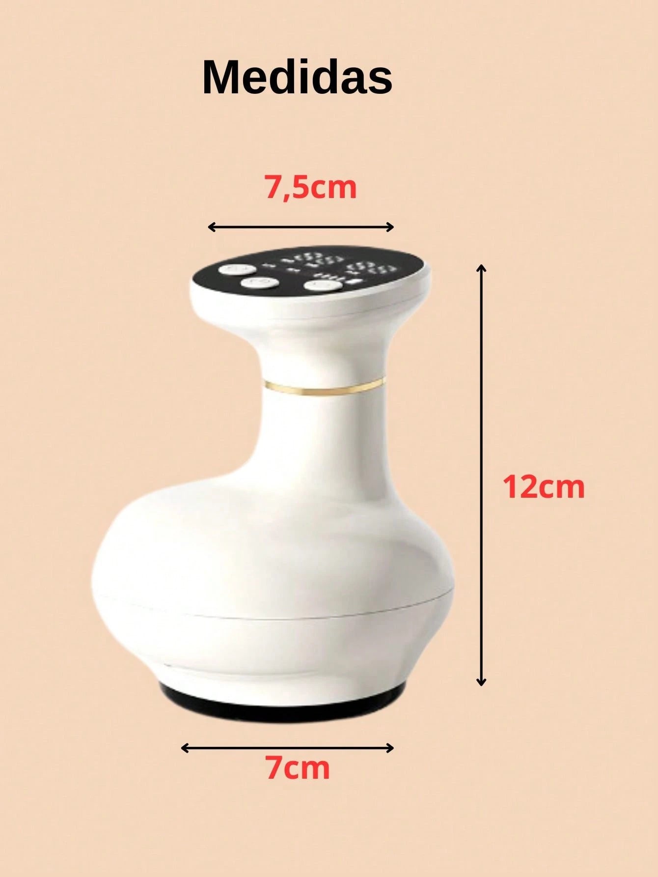 Domeasy Ventosa Elétrico Massageador A Vácuo Sucção Massoterapia Chinesa Corporal Emagrecimento Tensão Lesão Muscular