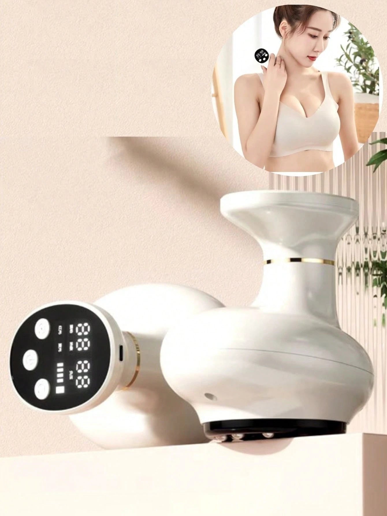 Massageador Elétrico de Sucção a Vácuo – Modelagem, Drenagem e Relaxamento Profundo