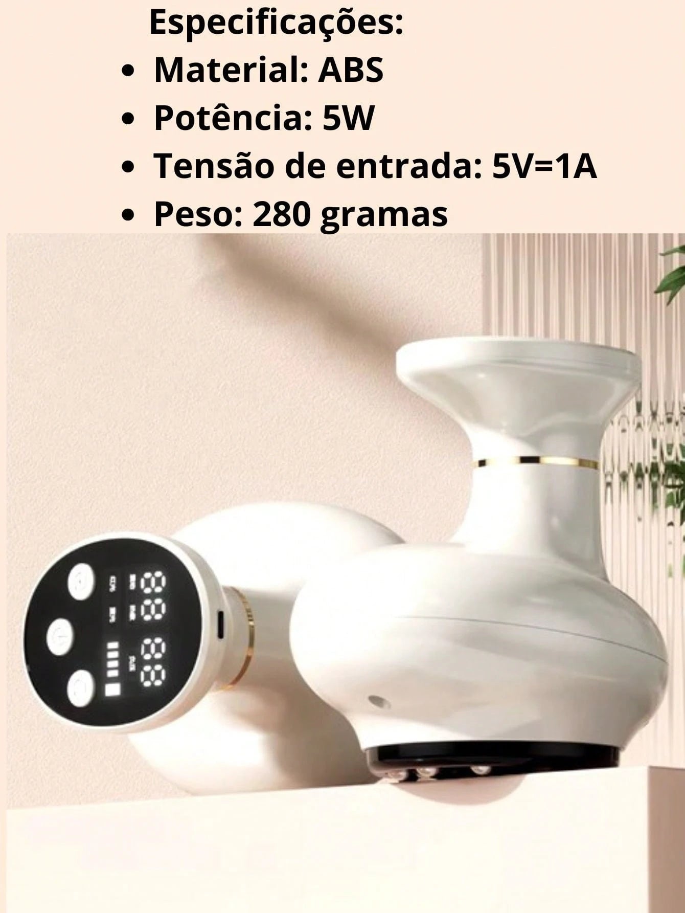 Domeasy Ventosa Elétrico Massageador A Vácuo Sucção Massoterapia Chinesa Corporal Emagrecimento Tensão Lesão Muscular