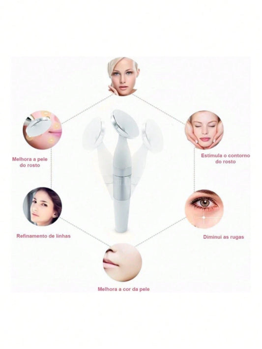 Vendedor IndicadoMassageador Facial Cuidados Com A Pele Anti Rugas Vibratório S1014