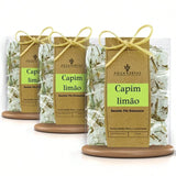 Escalda Pés de Capim Limão Relaxante - Kit com 10 unidades - Brindes Corporativos - Mimos Clientes - Lembracinhas