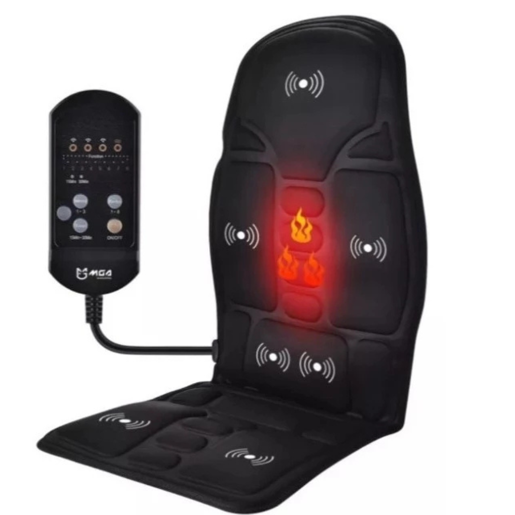 Encosto Massageador de Lombar e Pescoço com Aquecimento
