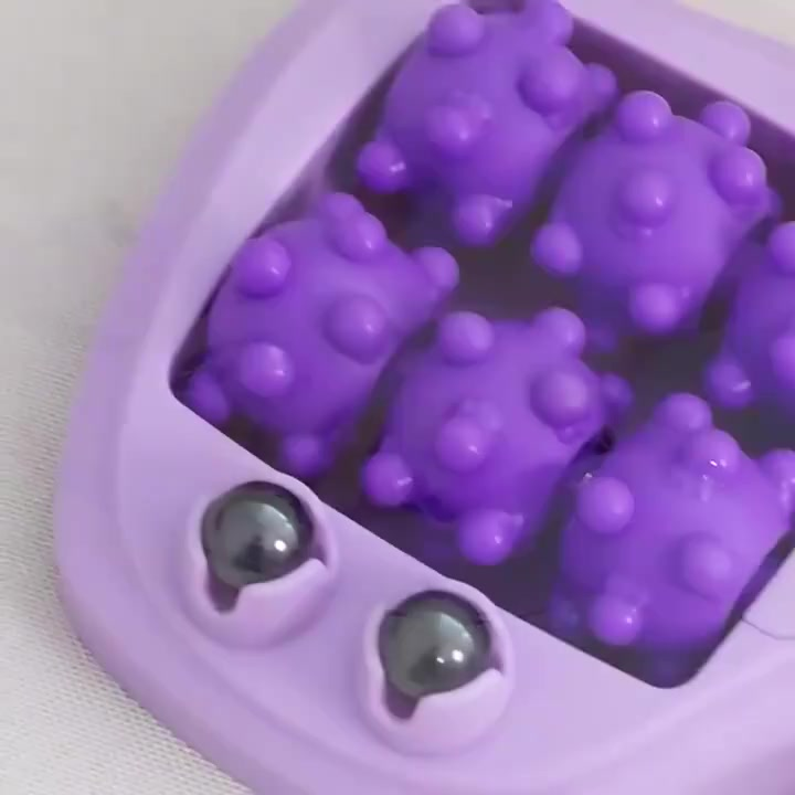 Massageador Com Rolo Duplo Massagem Pés Alívio Do Estresse E Relaxamento Profundo