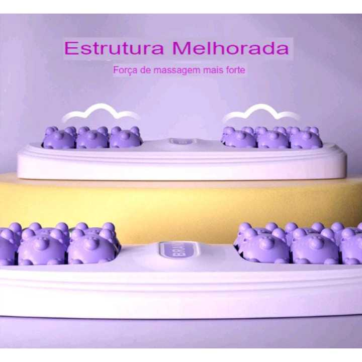 Massageador Com Rolo Duplo Massagem Pés Alívio Do Estresse E Relaxamento Profundo