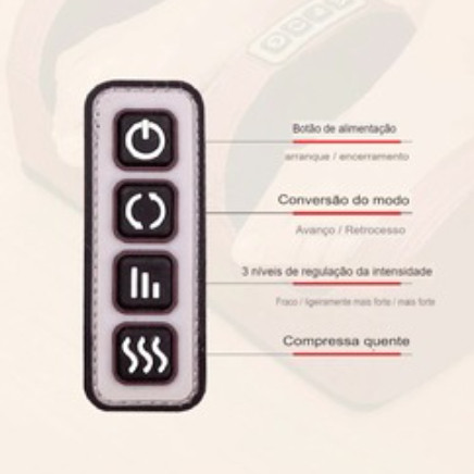 Massageador Elétrico De Pé Massagem Relaxante Terapêutica Anti Stress Premium