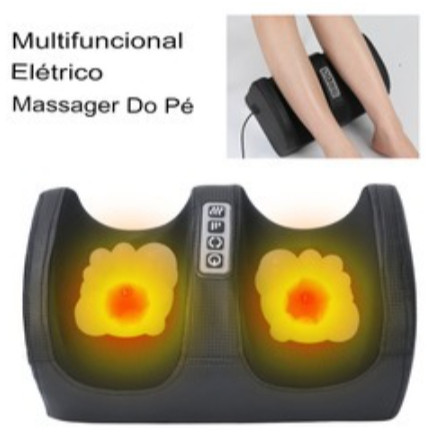 Massageador Elétrico De Pé Massagem Relaxante Terapêutica Anti Stress Premium
