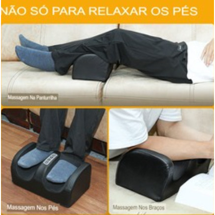 Massageador Elétrico De Pé Massagem Relaxante Terapêutica Anti Stress Premium