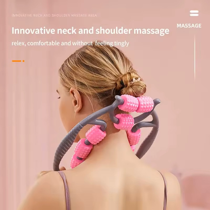 Massageador Manual para Alívio de Dor Corporal – Rolos para Pernas e Corpo