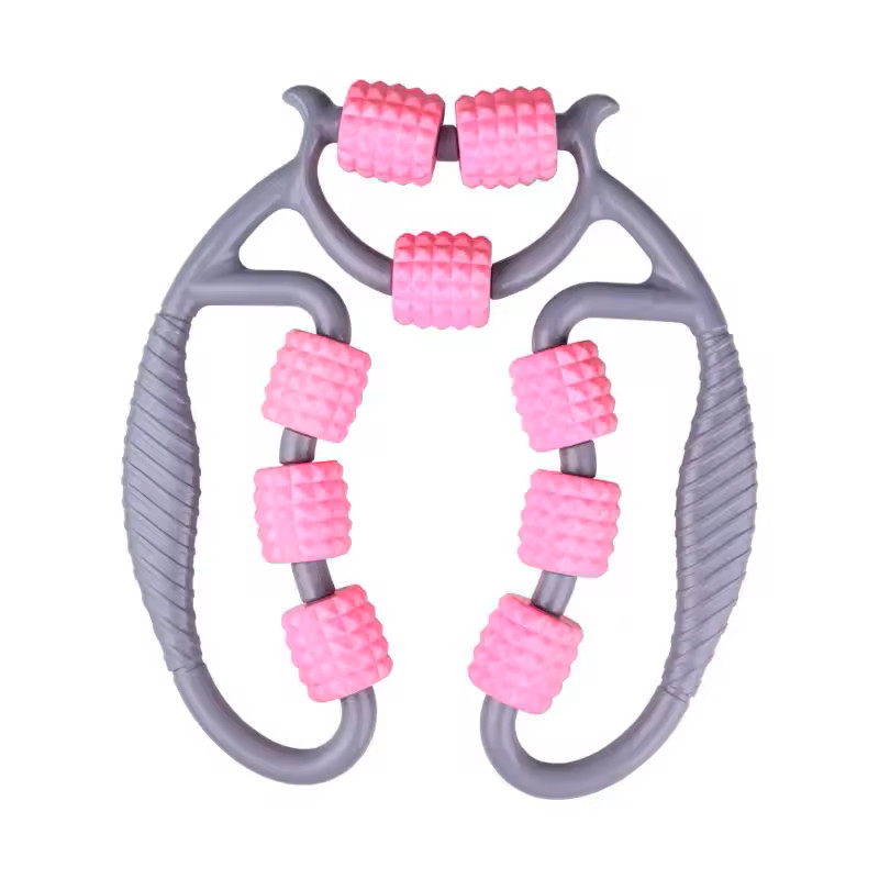 Massageador Manual Para Alívio Da Dor Corporal / Massageador De Perna / Massageador Manual 9 ROLLERS 2X27