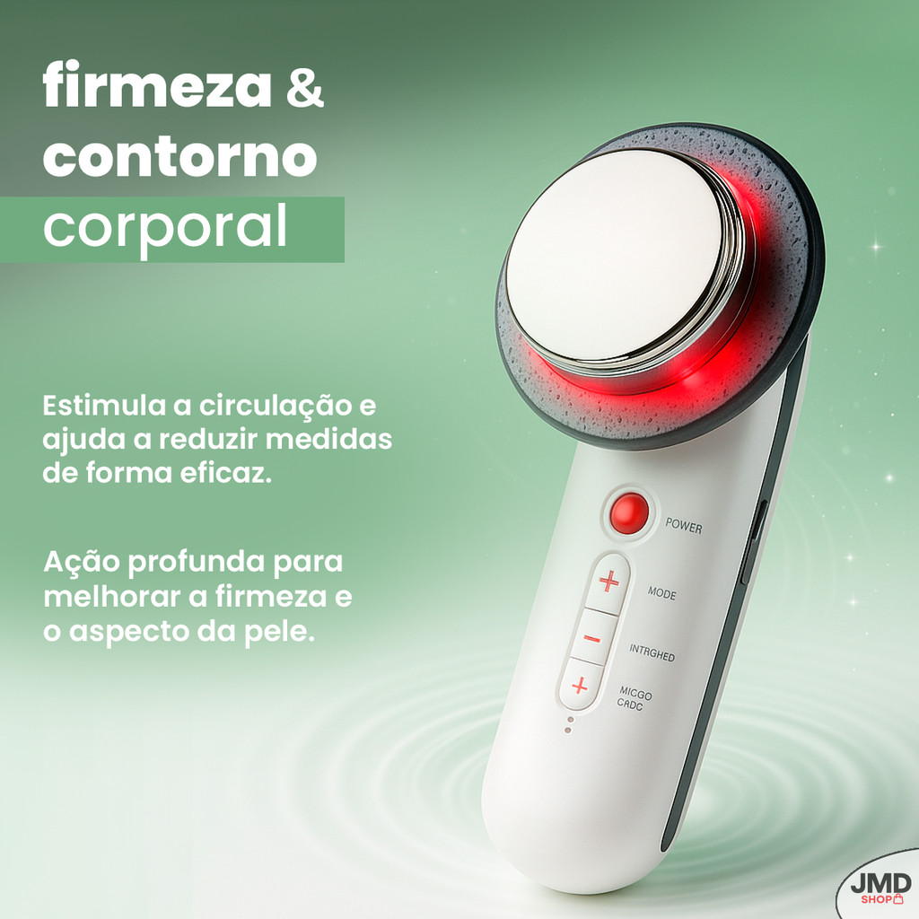 Massageador anti envelhecimento rugas beleza Aparelho Portátil Ultrassom Tens Infravermelho Profissional