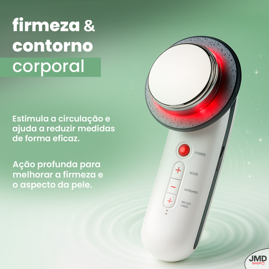 Massageador anti envelhecimento rugas beleza Aparelho Portátil Ultrassom Tens Infravermelho Profissional