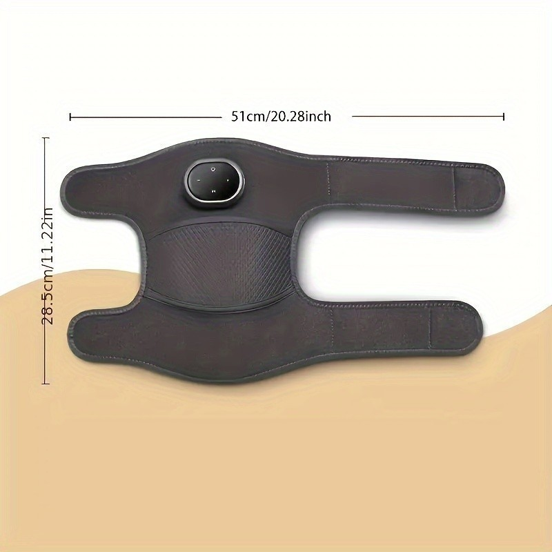 Massageador Aquecido para Joelho Cotovelo e Ombro 3 em 1 Vibrações Ajustáveis e 5 Modos de Aquecimento