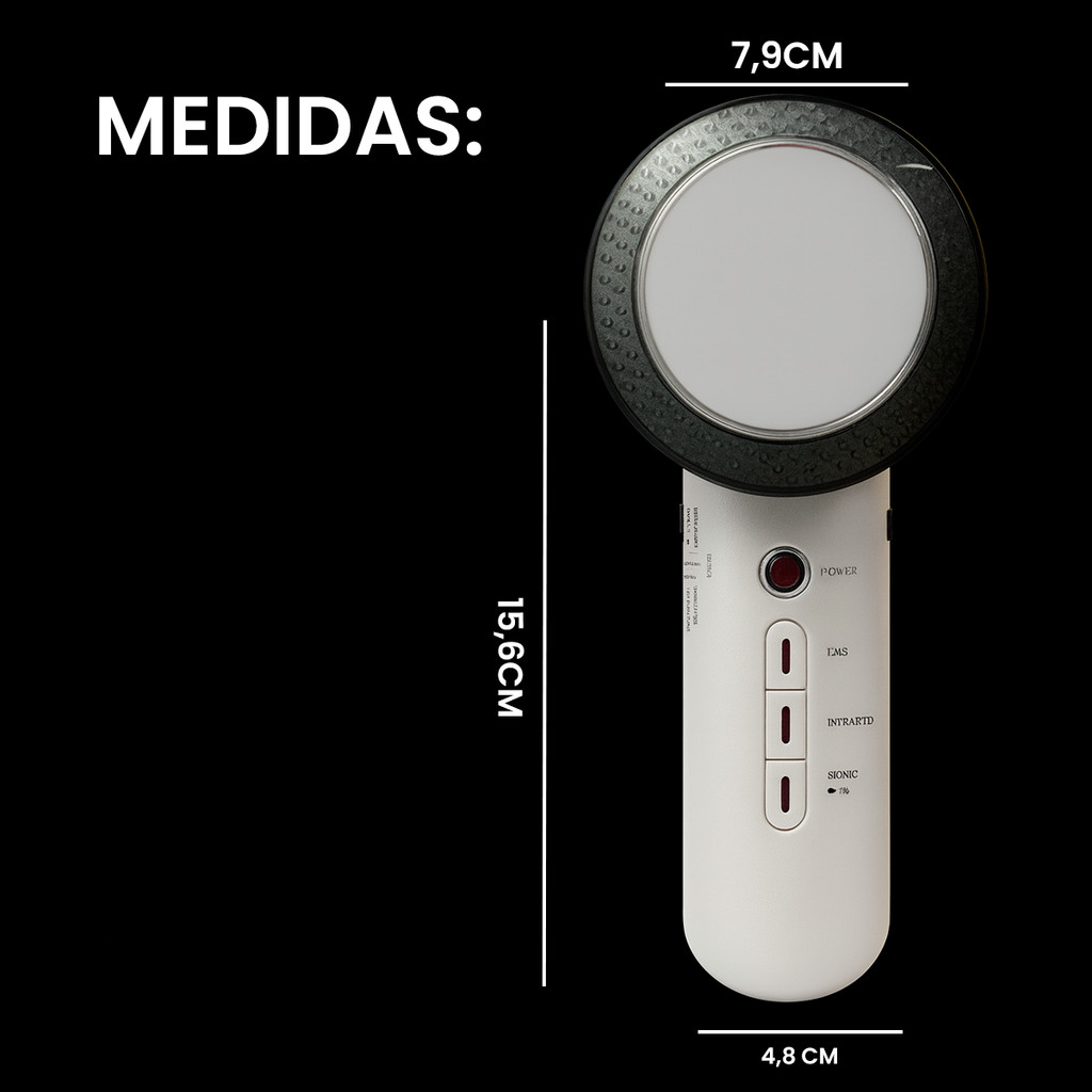 Massageador anti envelhecimento rugas beleza Aparelho Portátil Ultrassom Tens Infravermelho Profissional