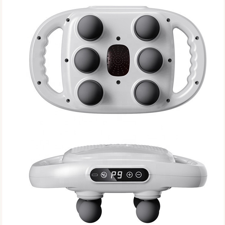 NOVO Massageador com 6 cabeças Pistola de Massagem Elétrica Massageador de Tecidos Profundos