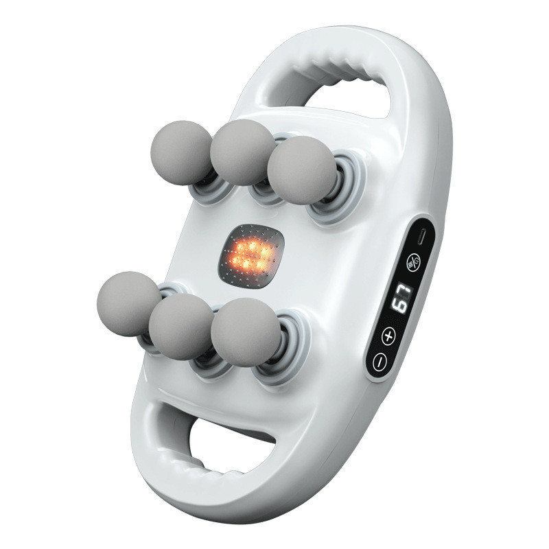 NOVO Massageador com 6 cabeças Pistola de Massagem Elétrica Massageador de Tecidos Profundos