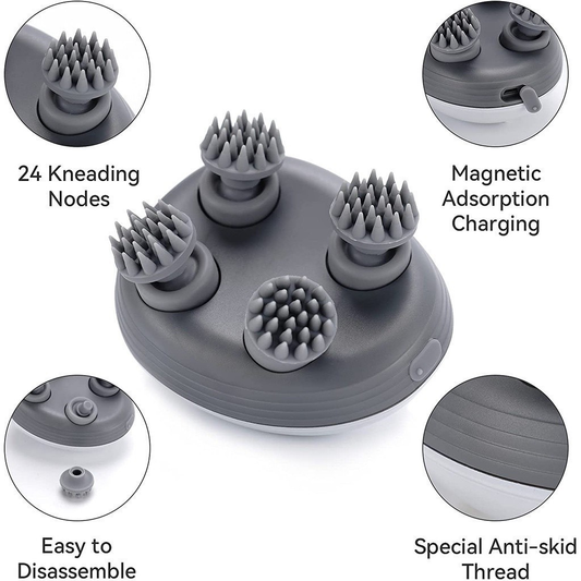 Massageador elétrico portátil pequeno de cabeça, ombro e pescoço